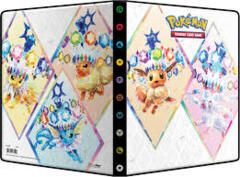 Ultra Pro Pokemon Trading Card Game Scarlet Violet Prismatic Evolutions 9-Pocket Portfolio